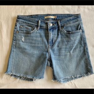 Levi’s denim cut off shorts